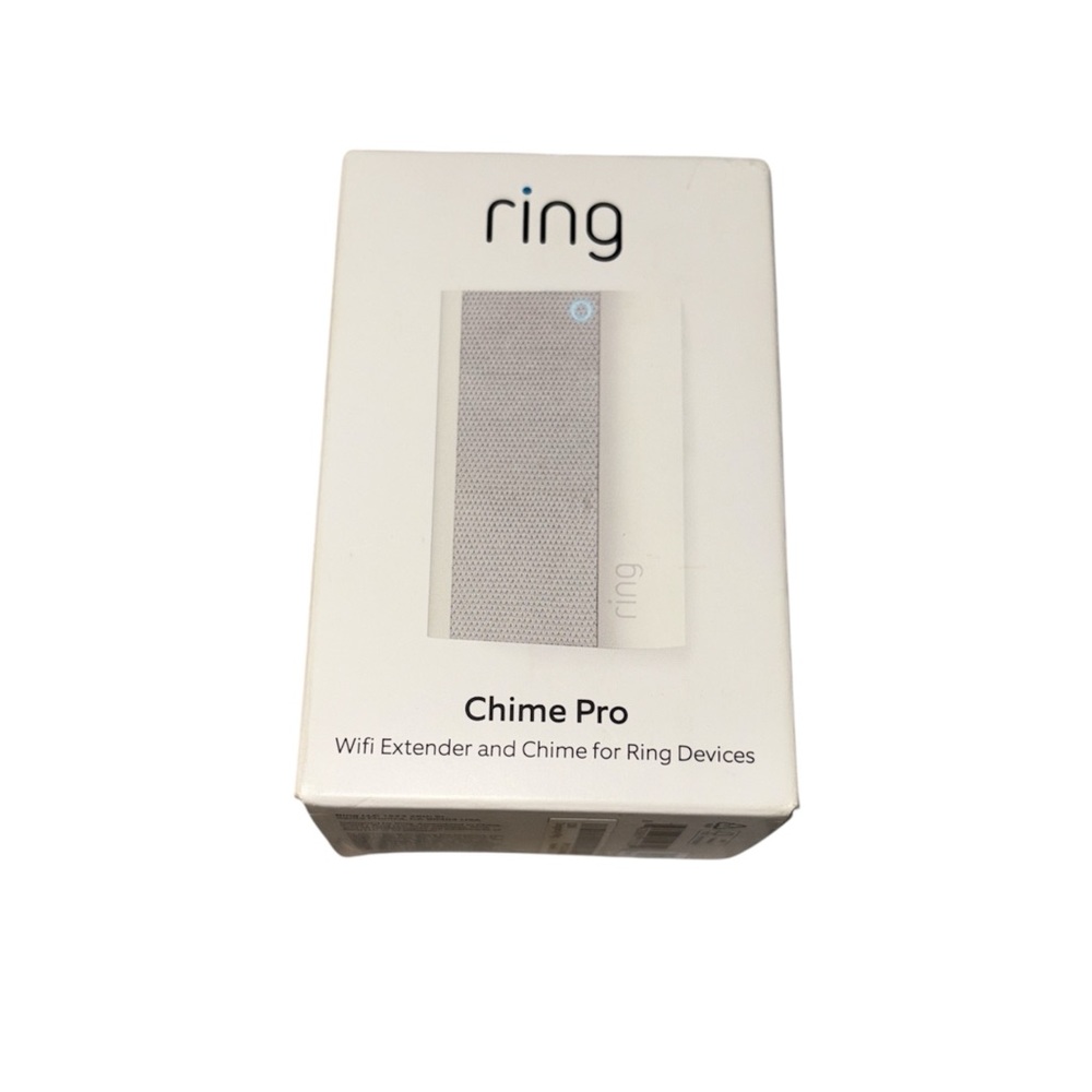 NWT Chime Pro White WiFi Extender and Chime for Ring Devices Built-In Nightlight